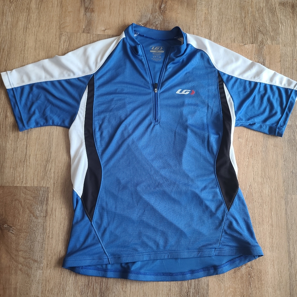 Louis Garneau cycling jersey blue size small